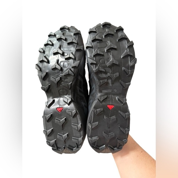 NIB Salomon Women’s Speedcross 6 Trail Running Shoes in Black/Phantom size 8.5 - Picture 8 of 10